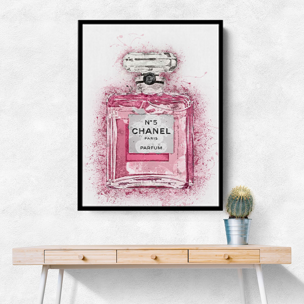 Chanel No 5 Pink Splatter