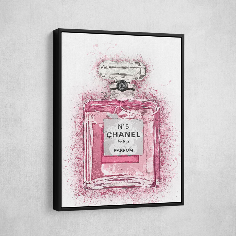 Chanel No 5 Pink Splatter