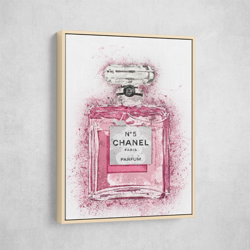 Chanel No 5 Pink Splatter