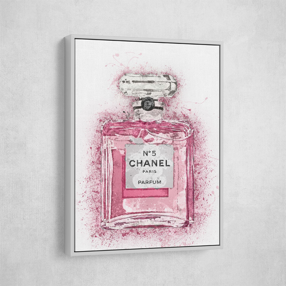 Chanel No 5 Pink Splatter