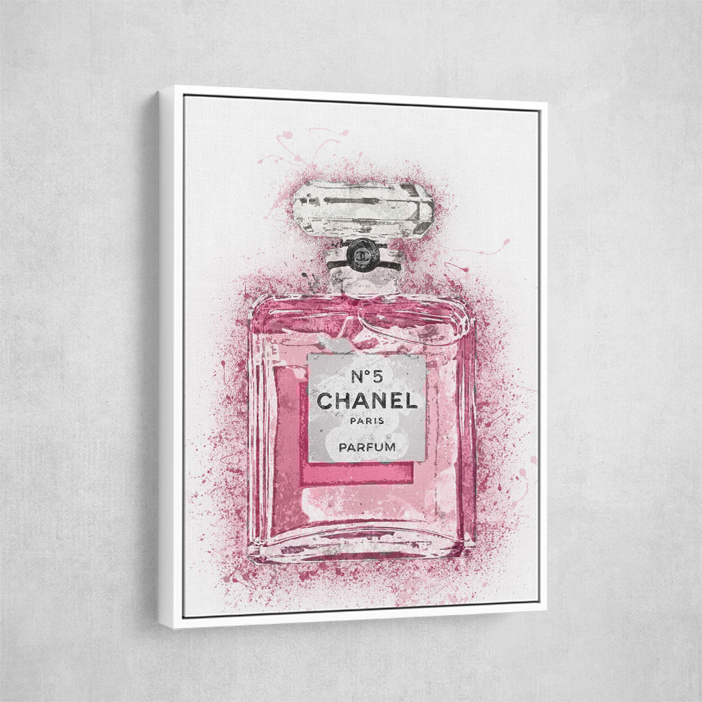 Chanel No 5 Pink Splatter