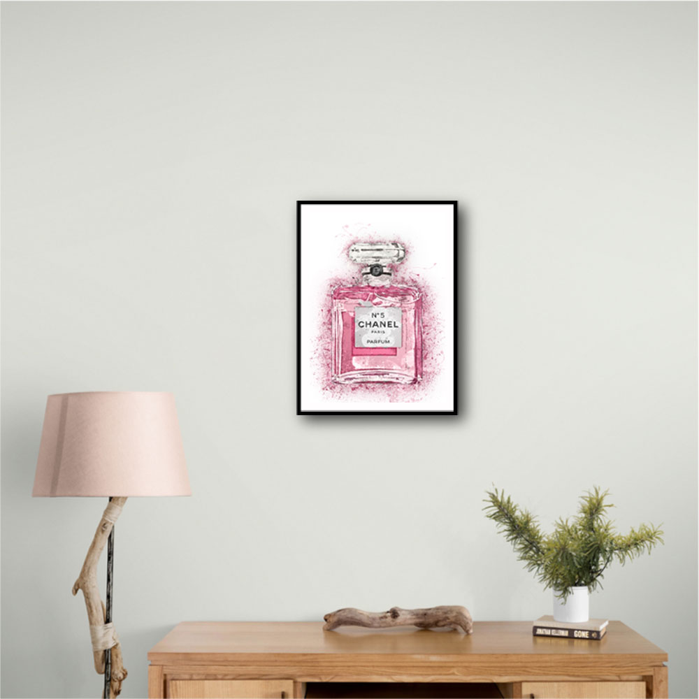 Chanel No 5 Pink Splatter