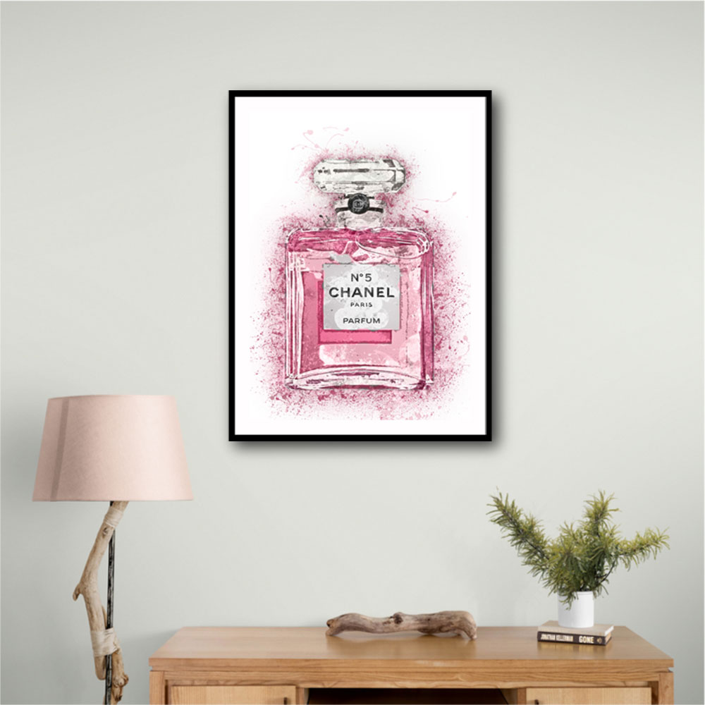 Chanel No 5 Pink Splatter