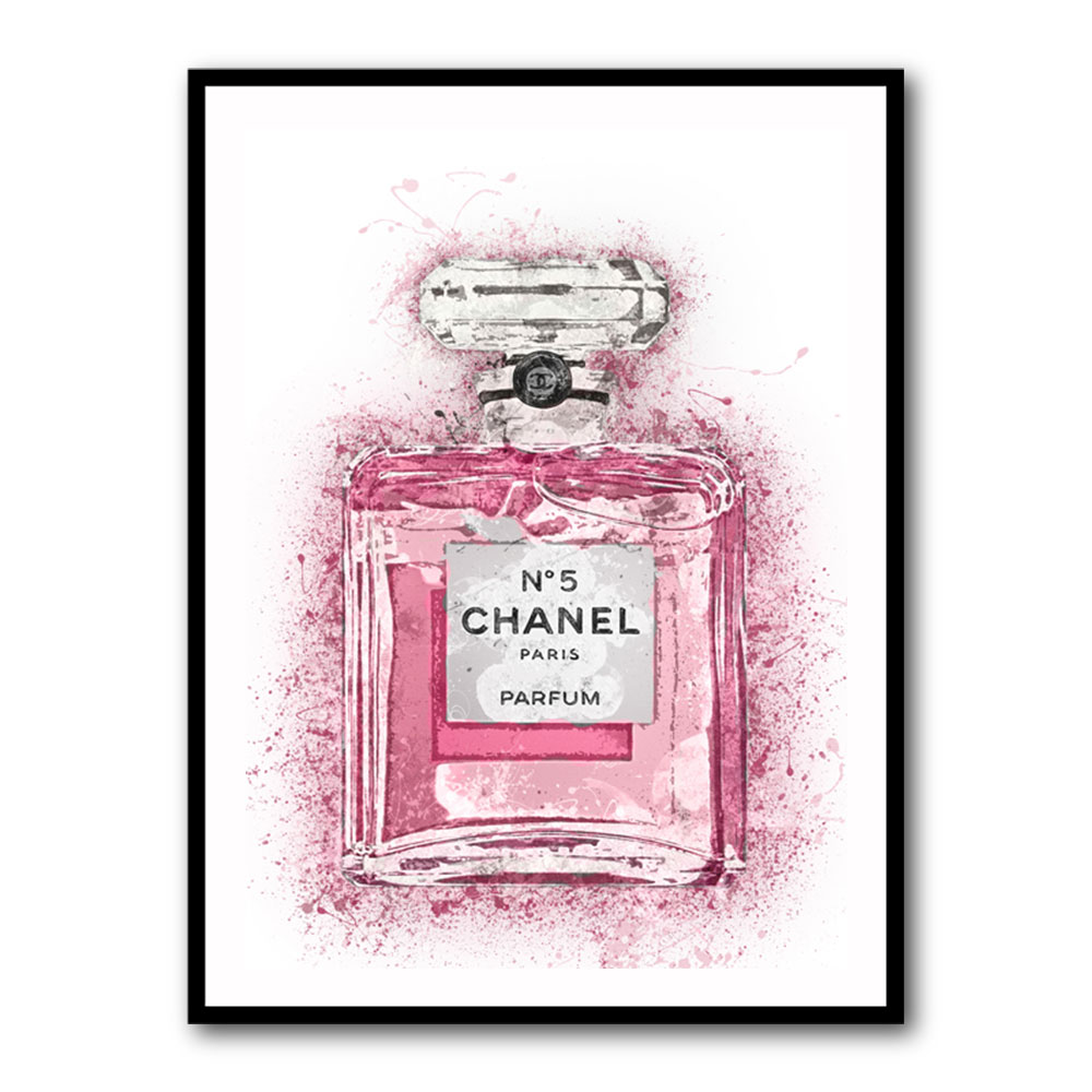 Chanel No 5 Pink Splatter