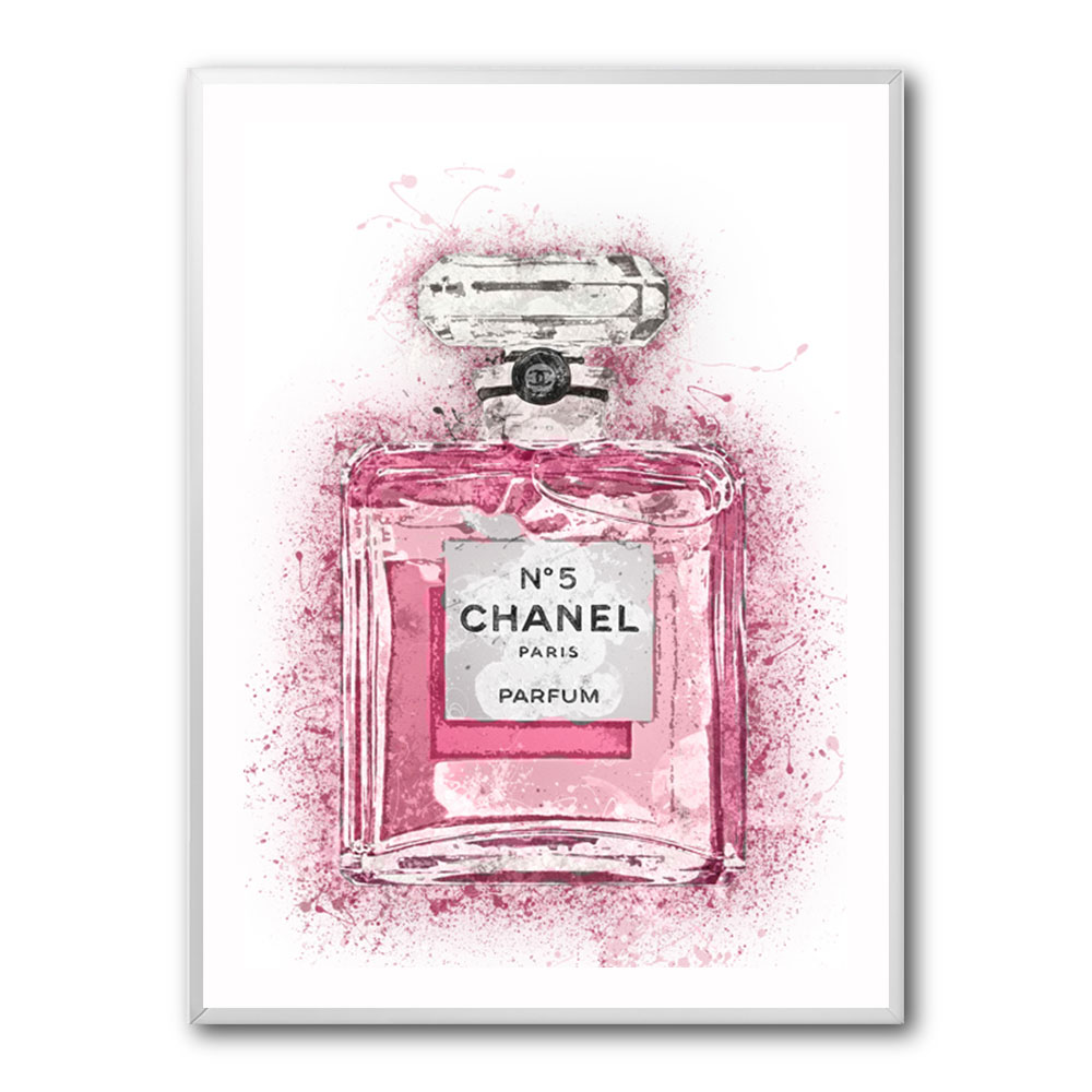 Chanel No 5 Pink Splatter