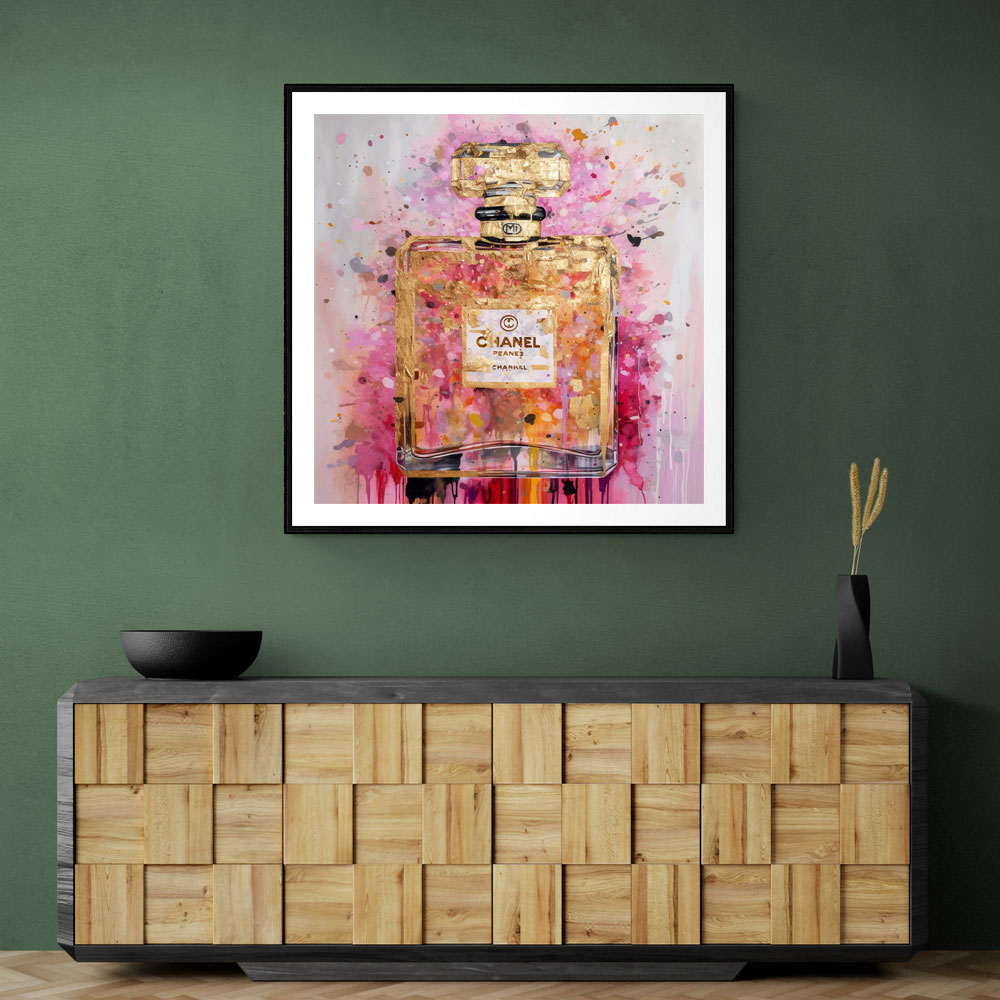 Chanel No 5 Abstract Bottle Art Print