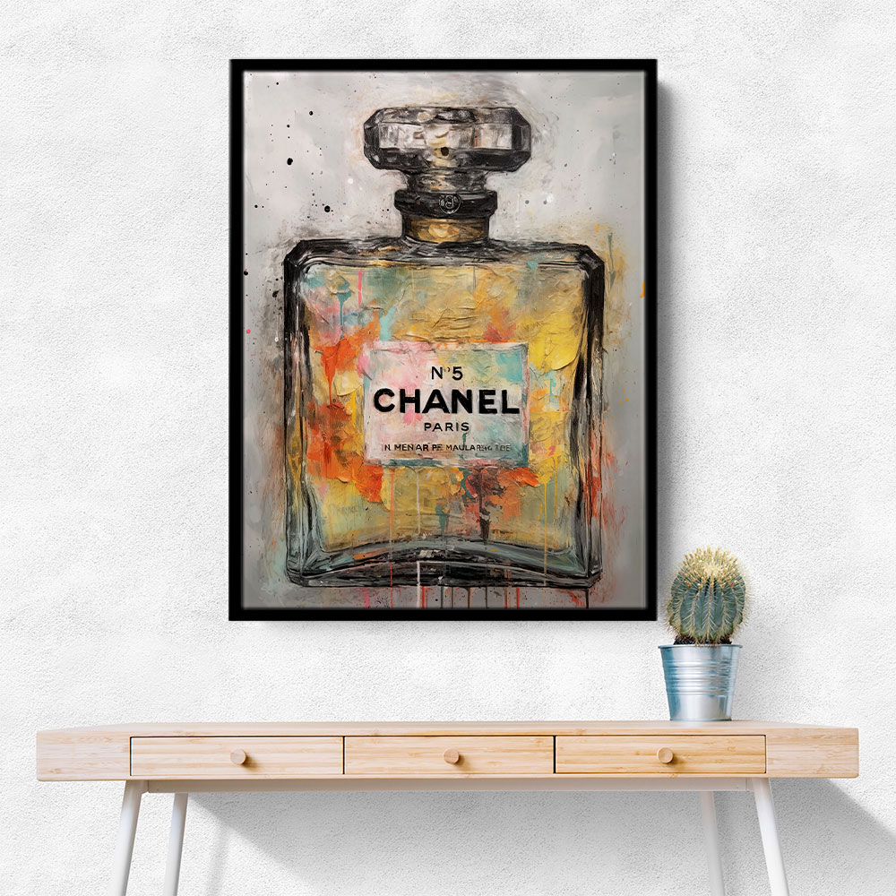 Chanel No 5 Abstract Grunge Chanel No 5 Abstract Grunge