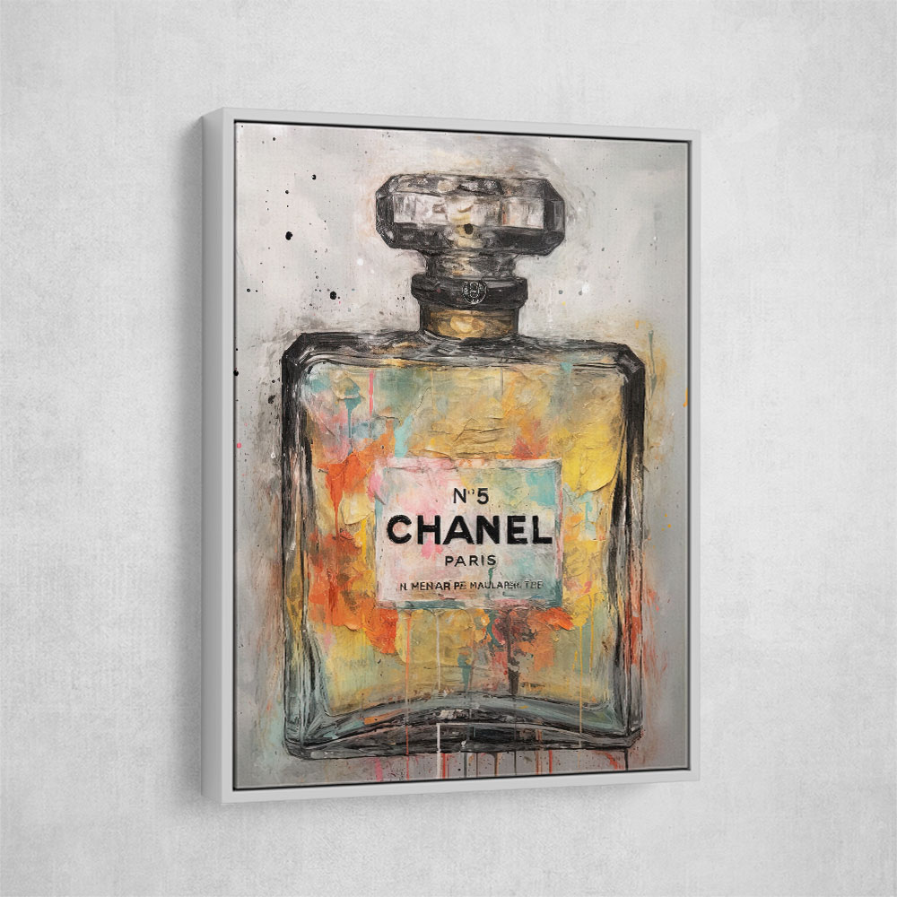 Chanel No 5 Abstract Grunge