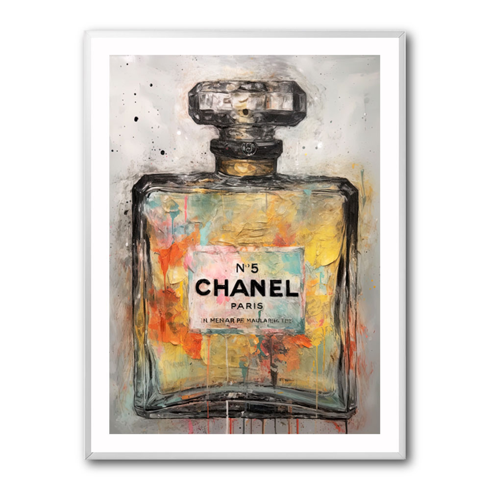 Chanel No 5 Abstract Grunge