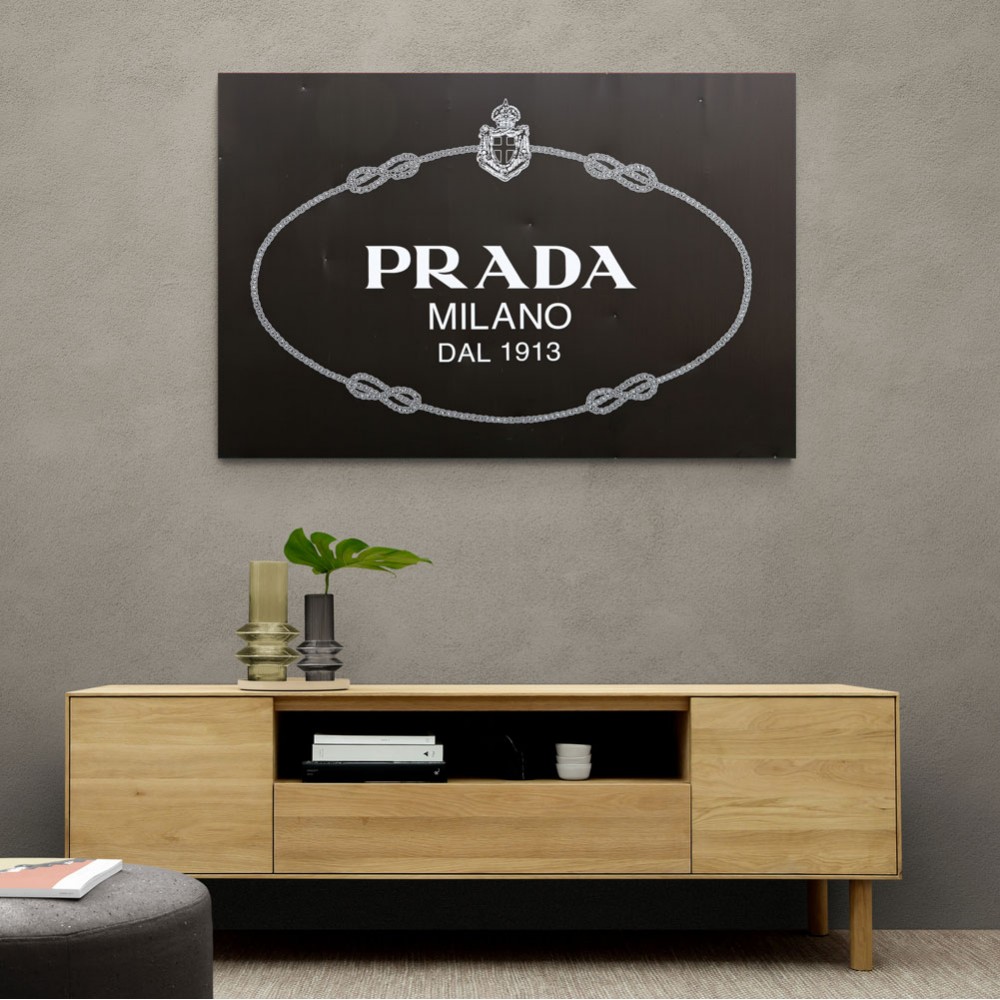 Prada Black Sign