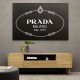 Prada Marfa Black & Gold Sign