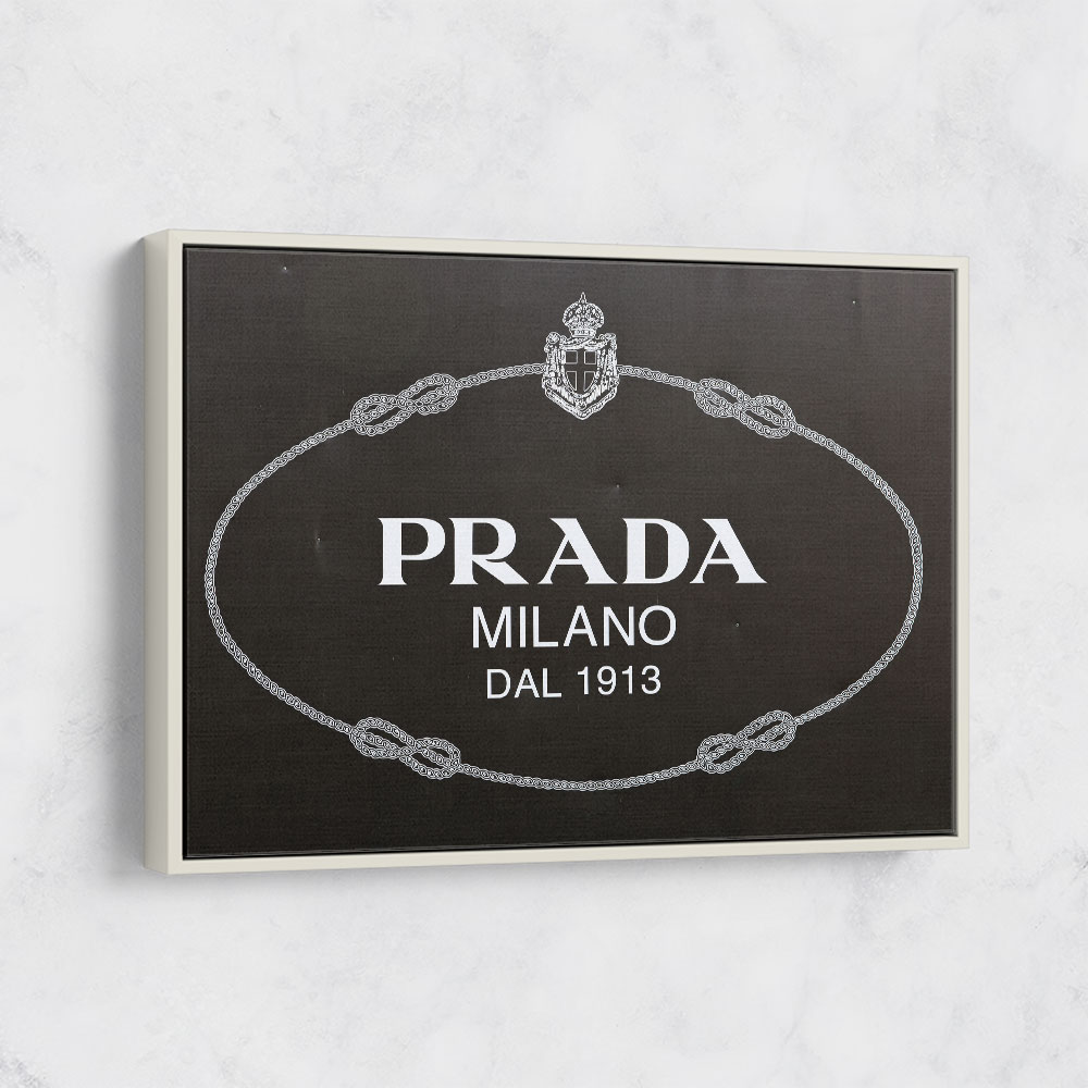 Prada Black Sign