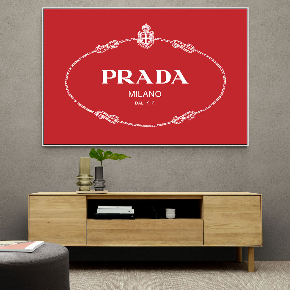 Prada Red Sign