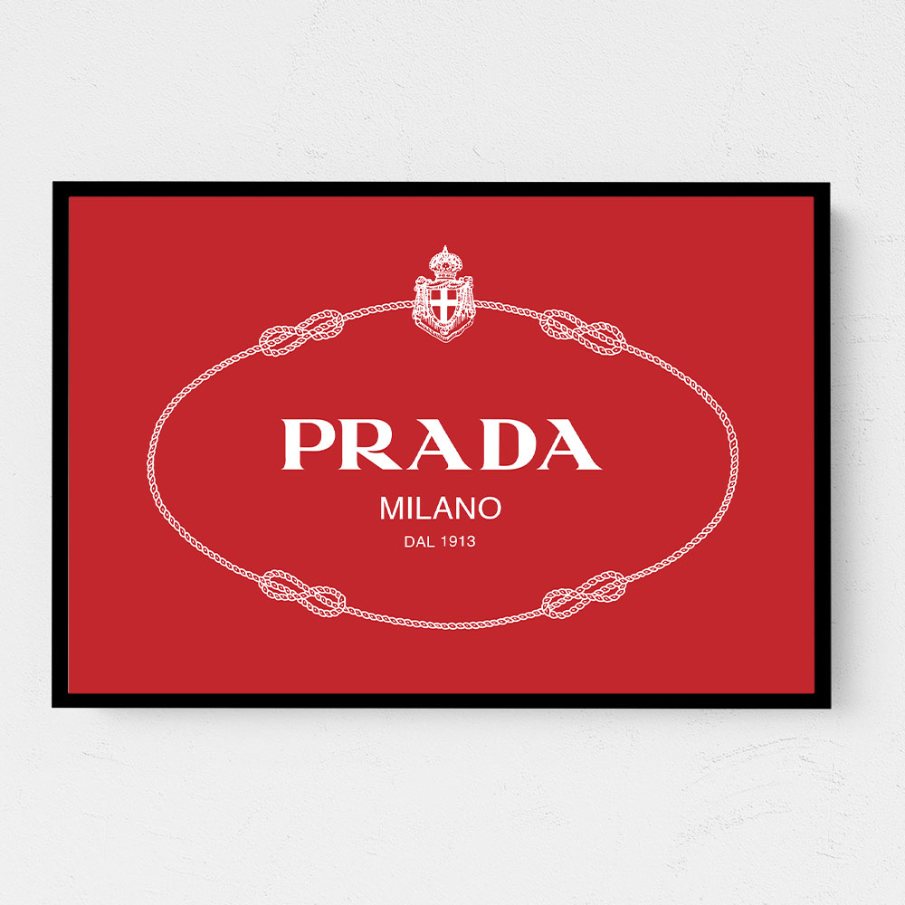 Prada Red Sign