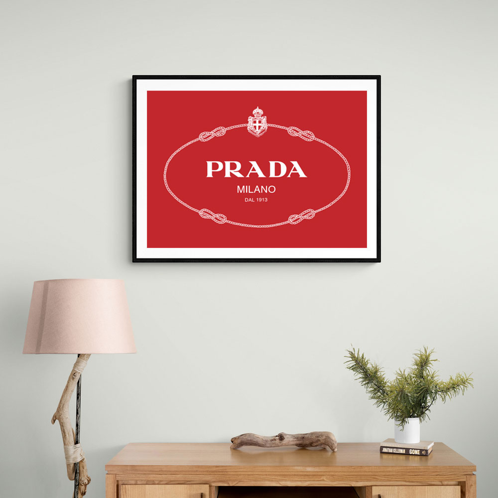 Prada Red Sign