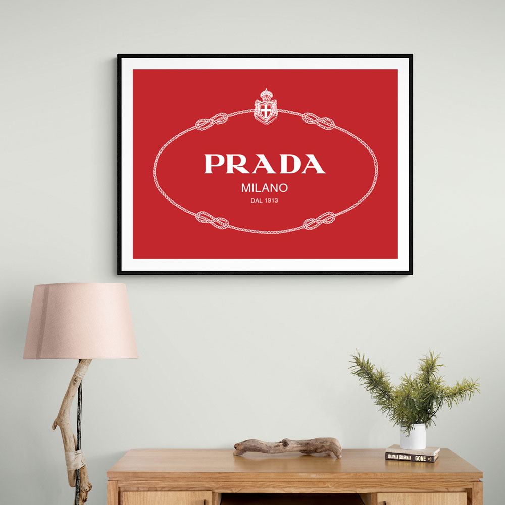 Prada Red Sign