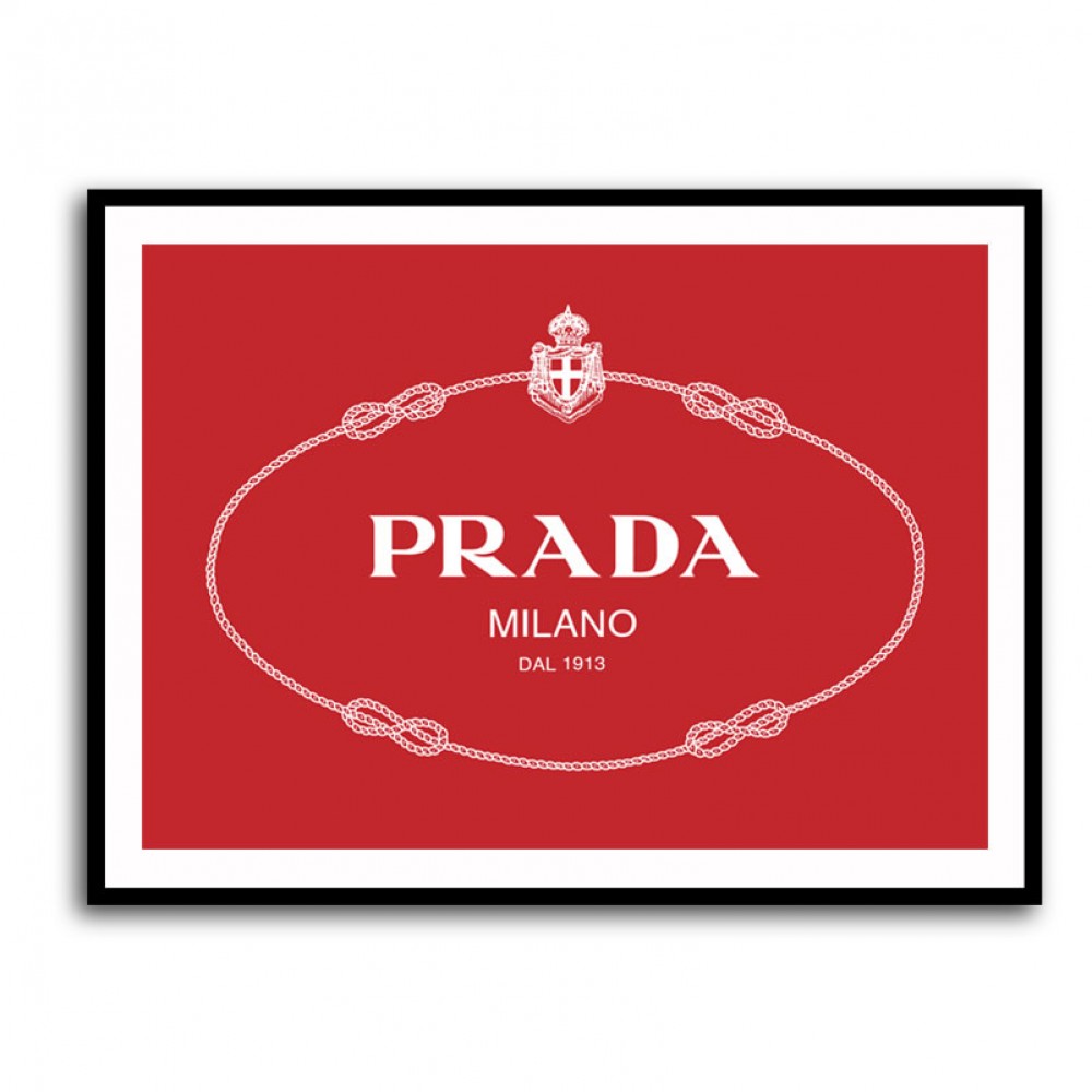 Prada Red Sign