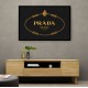 Prada Black & Gold Sign