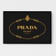 Prada Black & Gold Sign