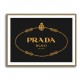 Prada Black & Gold Sign