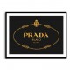 Prada Black & Gold Sign