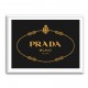 Prada Black & Gold Sign