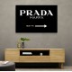 Prada Marfa Black & White Sign