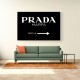 Prada Marfa Black & White Sign