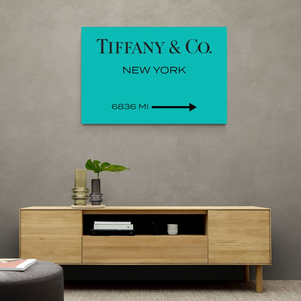 Tiffany & Co New York Sign