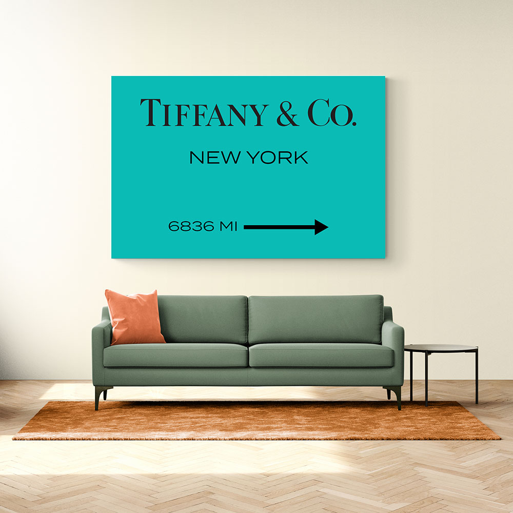 Tiffany & Co New York Sign