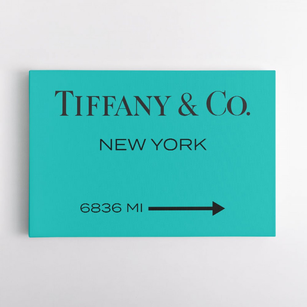 Tiffany & Co New York Sign