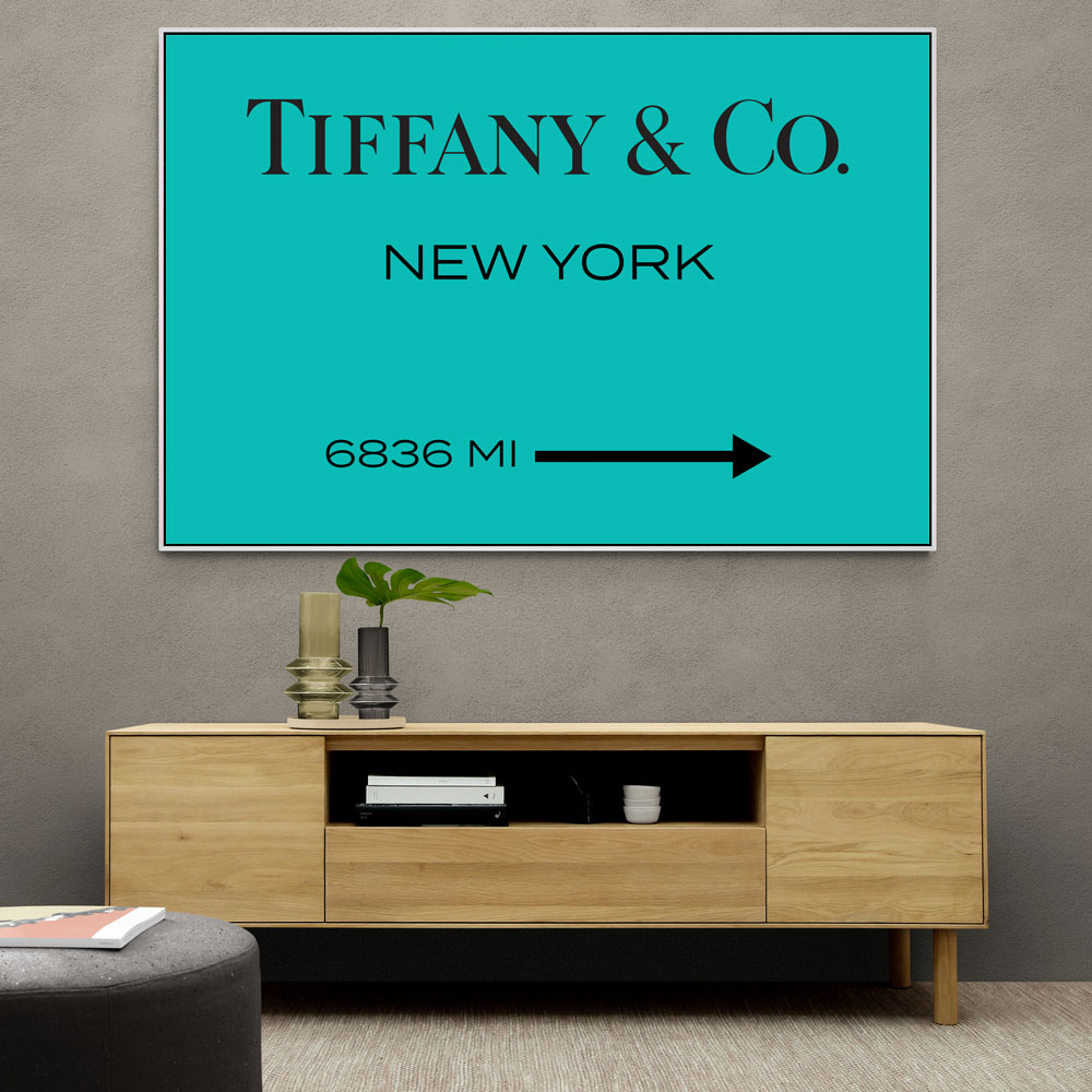 Tiffany & Co New York Sign