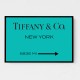 Tiffany & Co New York Sign