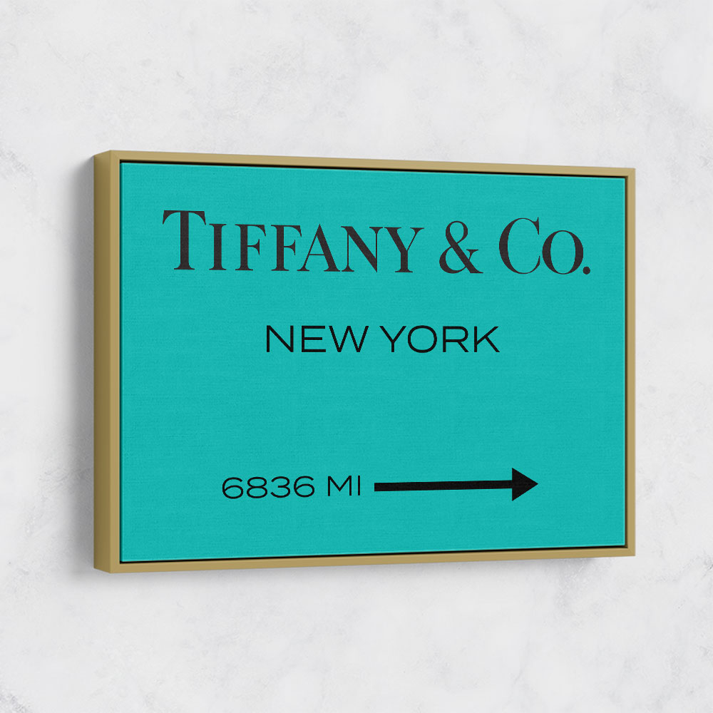 Tiffany & Co New York Sign