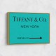 Tiffany & Co New York Sign