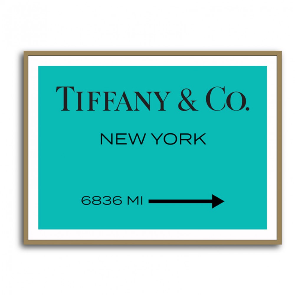 Tiffany & Co New York Sign