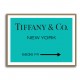 Tiffany & Co New York Sign