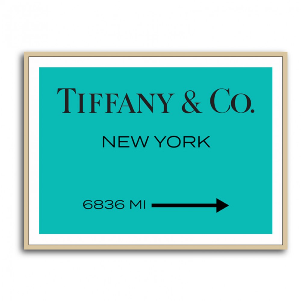 Tiffany & Co New York Sign