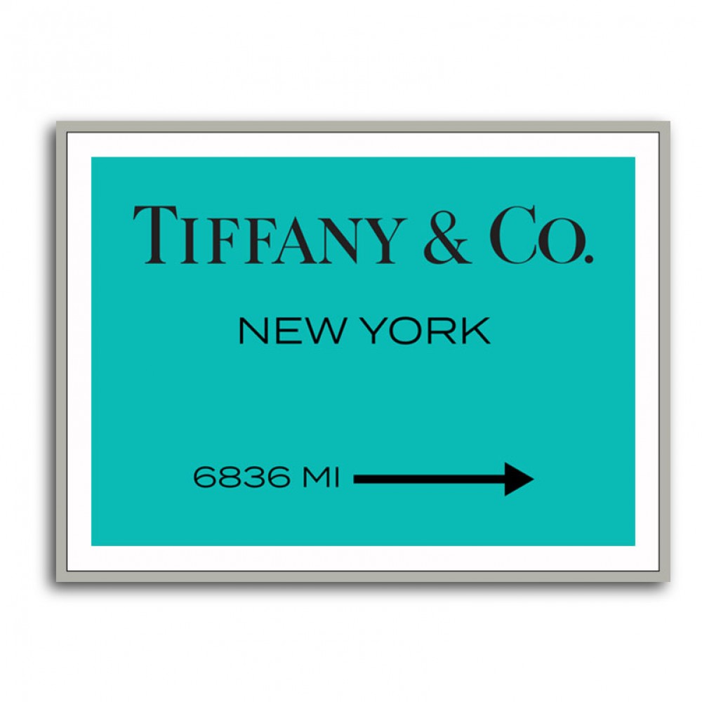 Tiffany & Co New York Sign