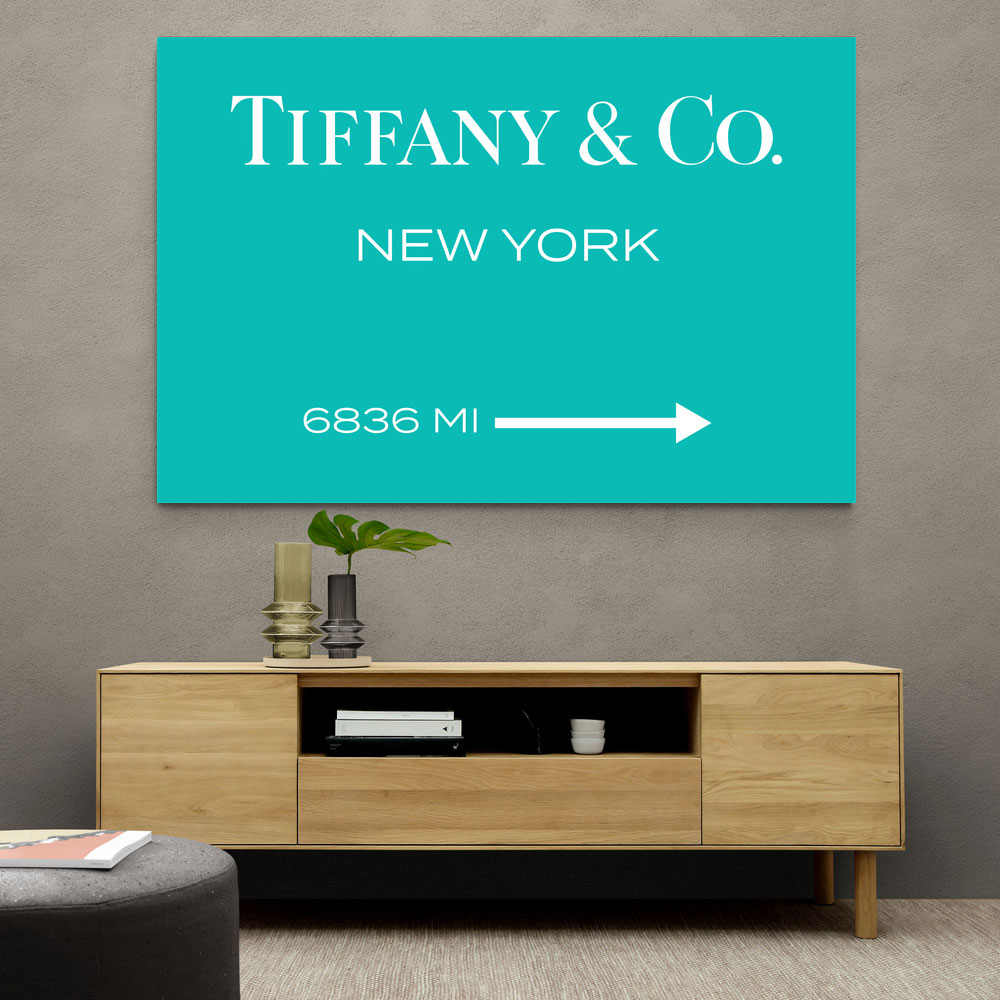 Tiffany & Co New York Sign