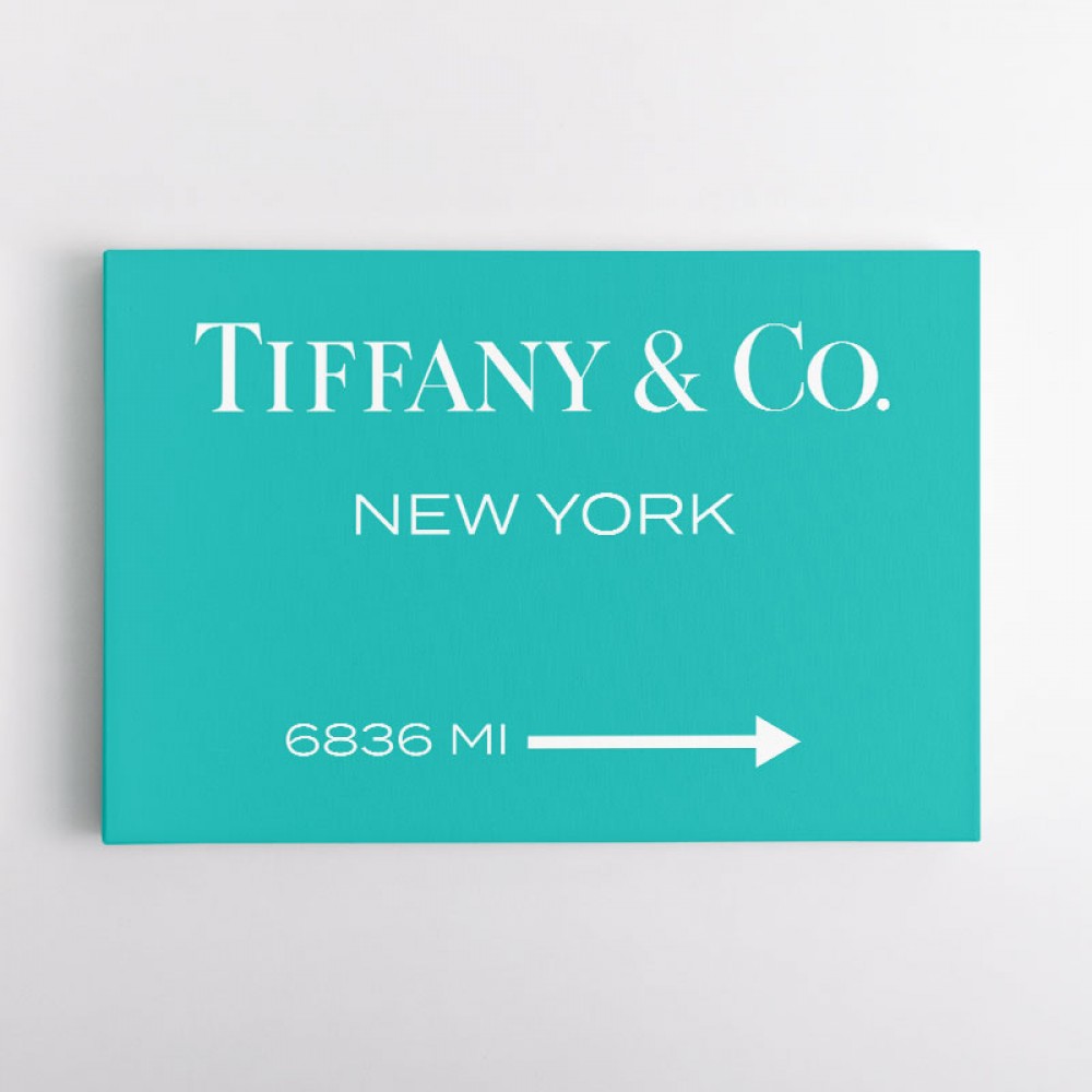 Tiffany & Co New York Sign