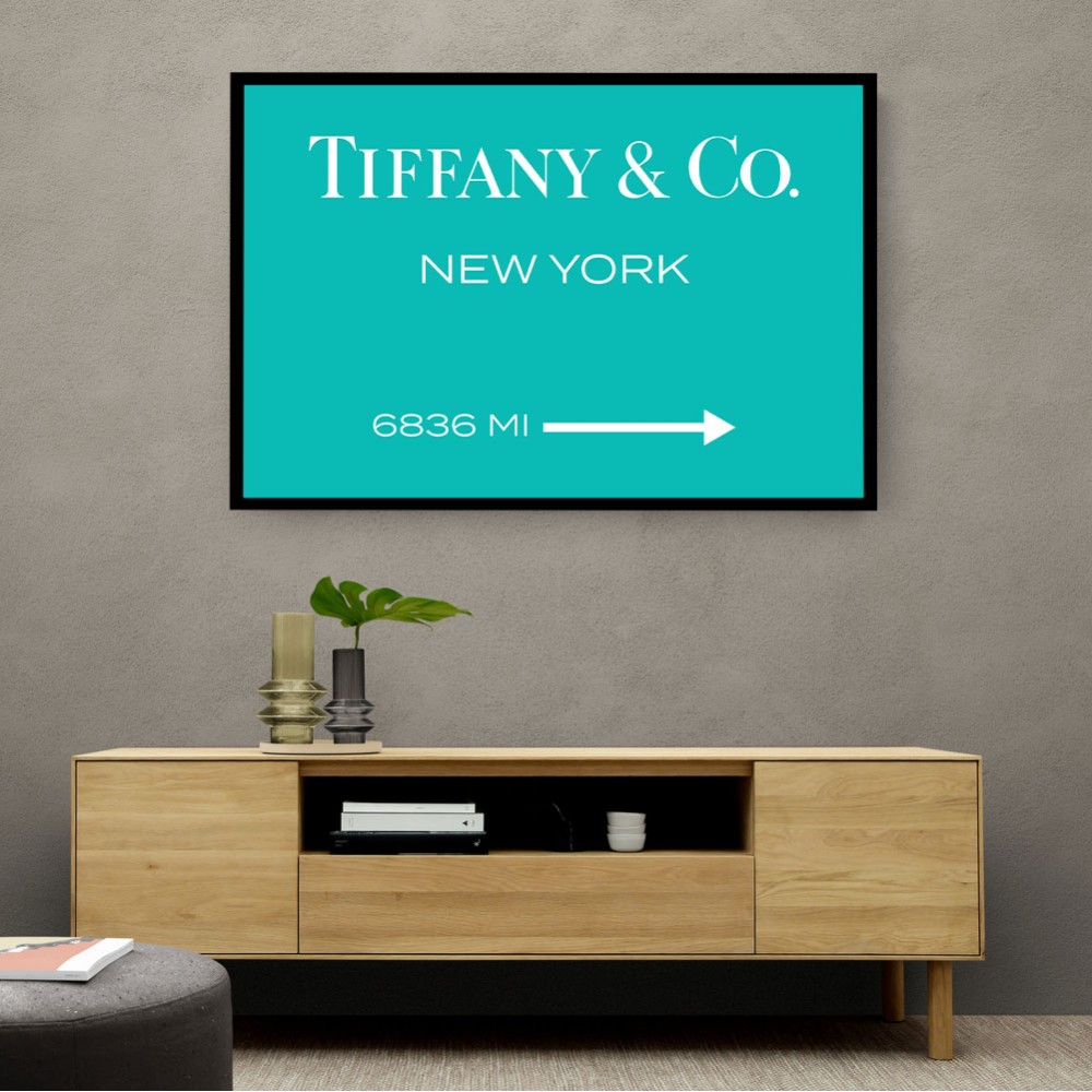 Tiffany & Co New York Sign