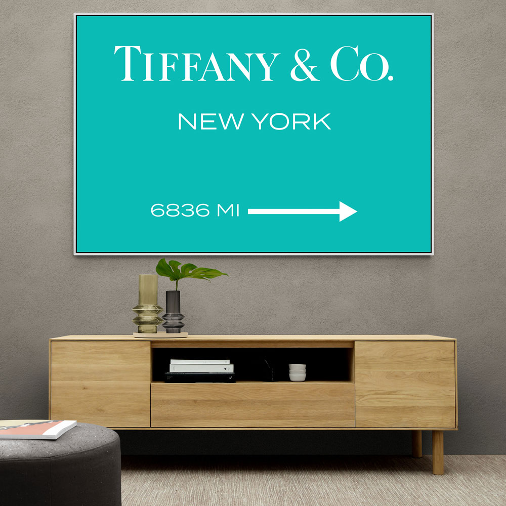 Tiffany & Co New York Sign