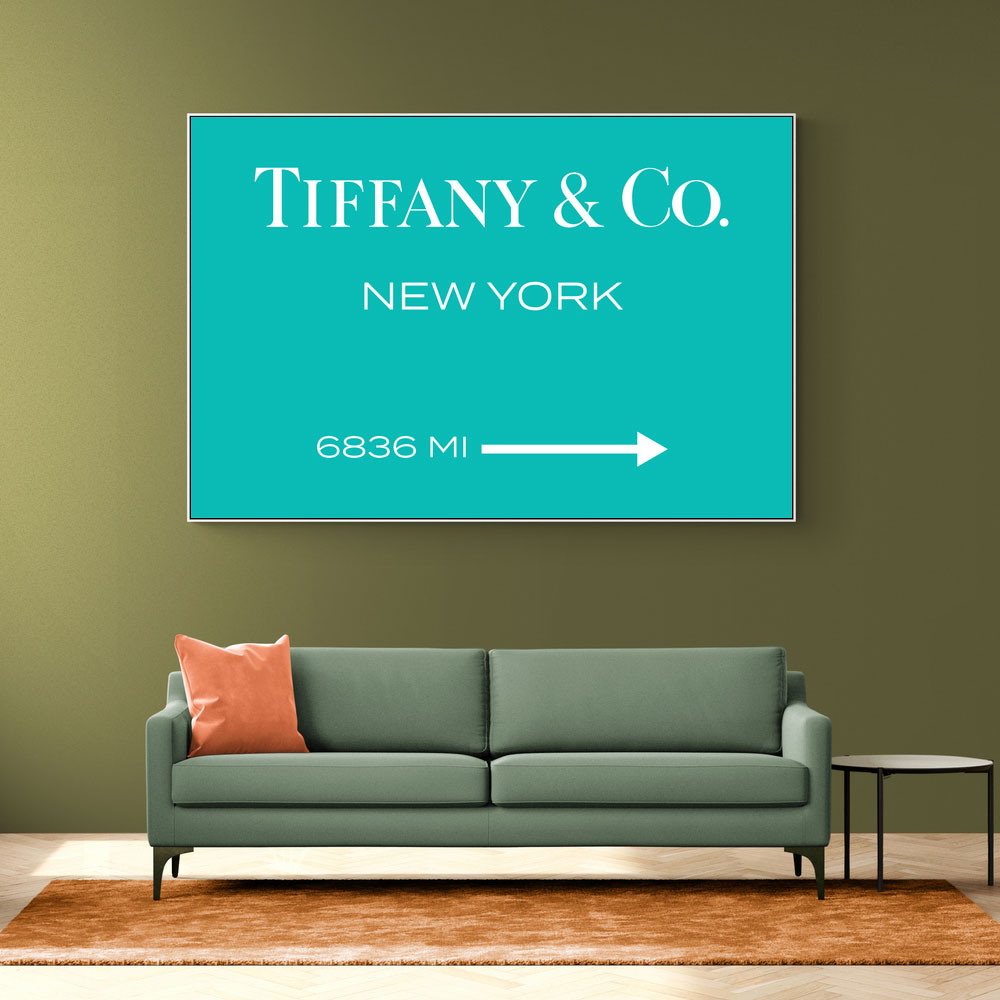 Tiffany & Co New York Sign