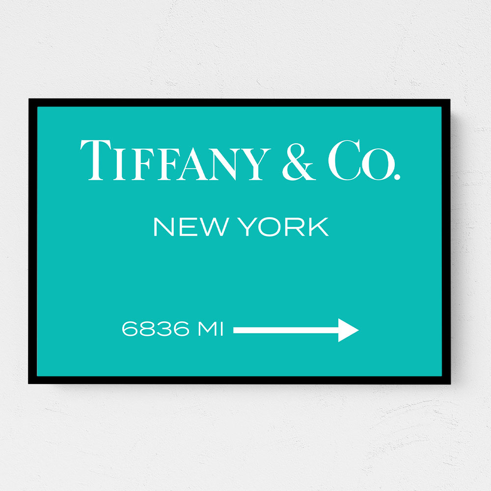 Tiffany & Co New York Sign