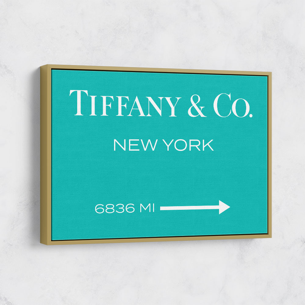 Tiffany & Co New York Sign