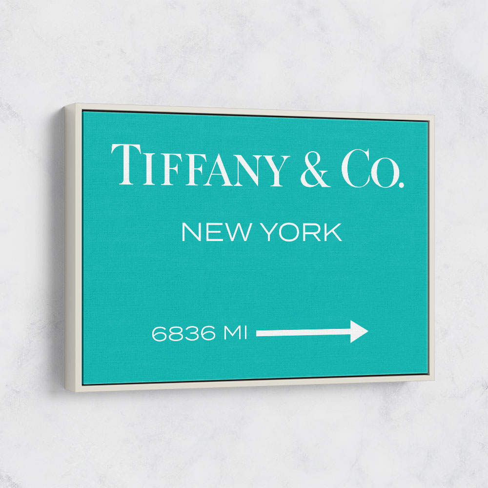 Tiffany & Co New York Sign