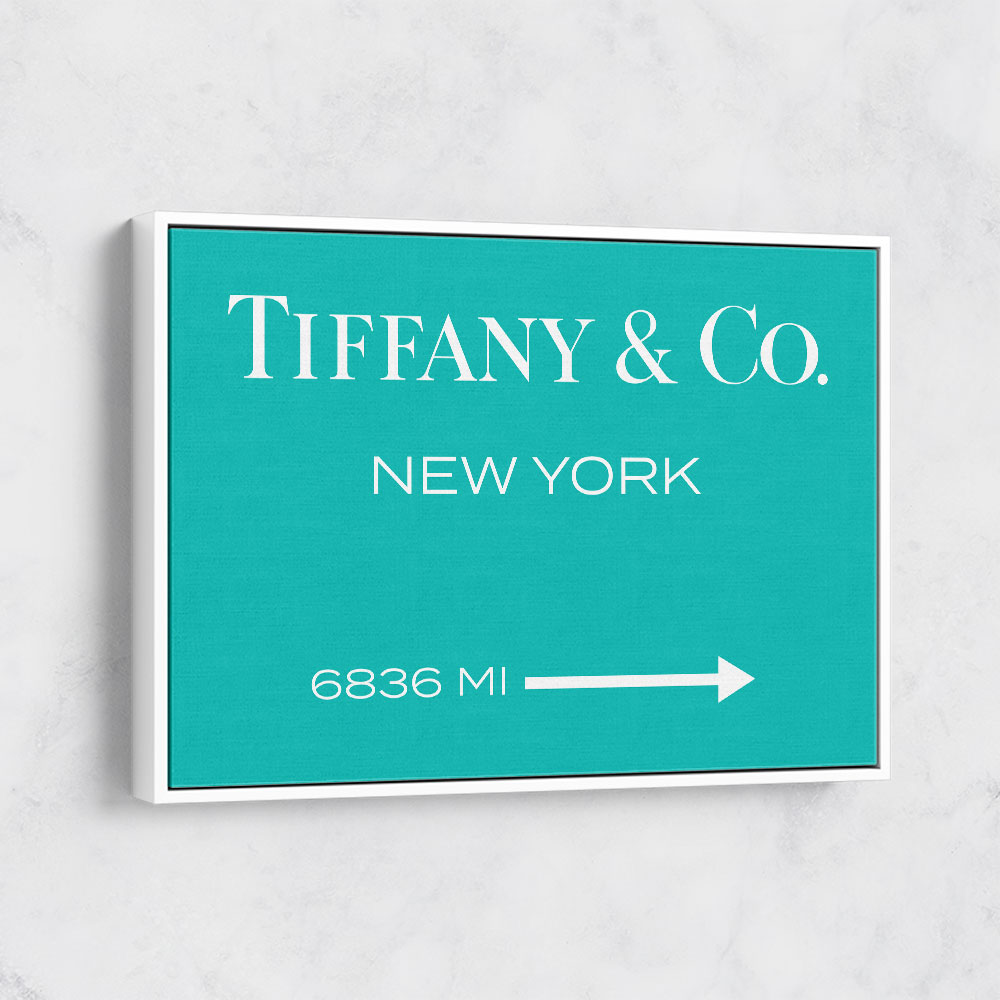 Tiffany & Co New York Sign