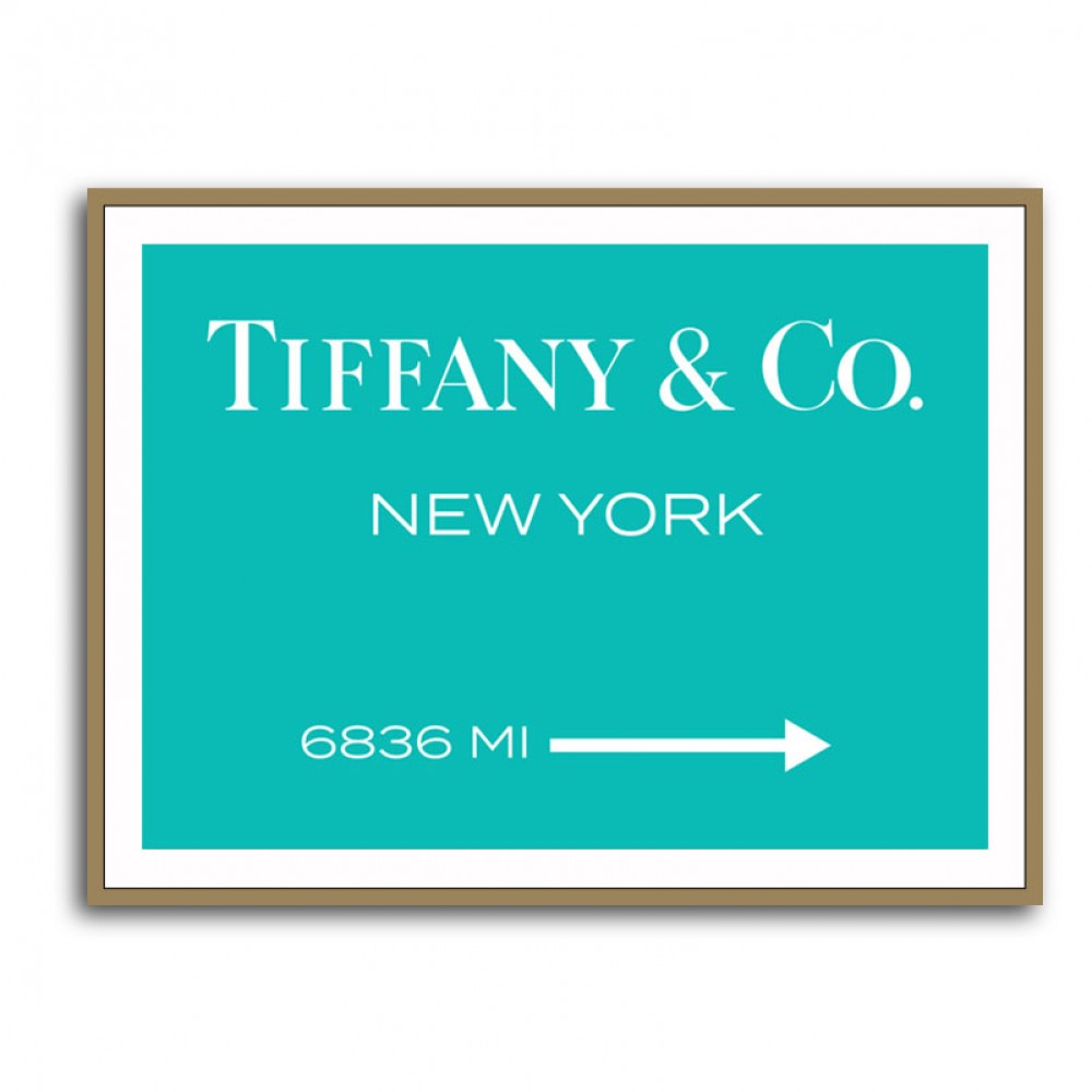 Tiffany & Co New York Sign