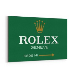 Rolex Genève Green Sign